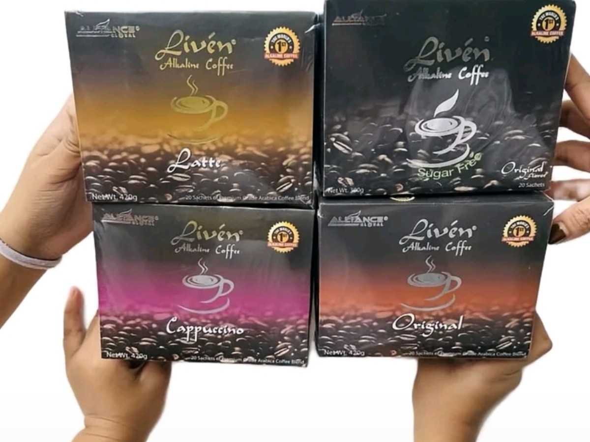 Liven Alkaline Coffee Four flavors